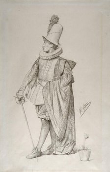 Dutch Cavalier, after 1882. Creator: Jean-Leon Gerome.