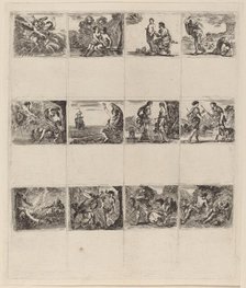 Mythological Playing Cards, 1644. Creator: Stefano della Bella.
