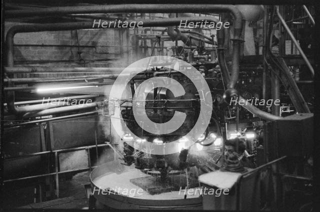 Automatic glass blowing machine, Wear Flint Glass Works, Alfred Street, Millfield, Sunderland, 1961. Creator: Eileen Deste.