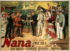 Movie poster Nana by Jean Renoir, 1926. Creator: Florit, François (active 1920s-1930s).