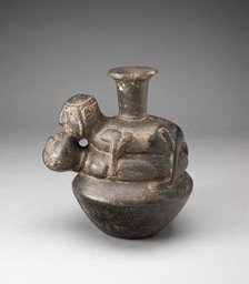 Bottle in the Form of an Amorous Couple, A.D. 1200/1450. Creator: Unknown.
