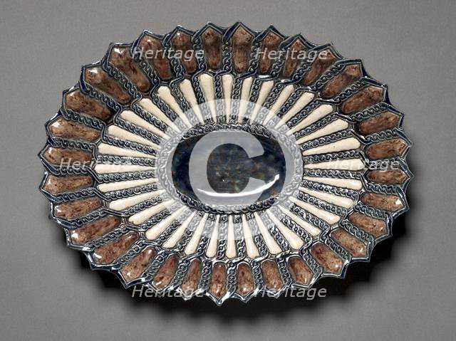 Oval Dish, late 1500s. Creator: Bernard Palissy (French, 1510-1589), circle of.