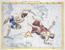Constellations of Perseus and Andromeda, 1729. Artist: Unknown