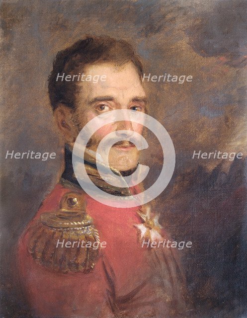 Portrait of General Sir John Elley, British soldier, 1821.  Artist: Jan Willem Pieneman.