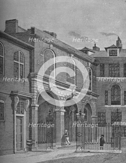 Salters' Hall, City of London, 1822 (1911). Artist: Thomas Hosmer Shepherd.