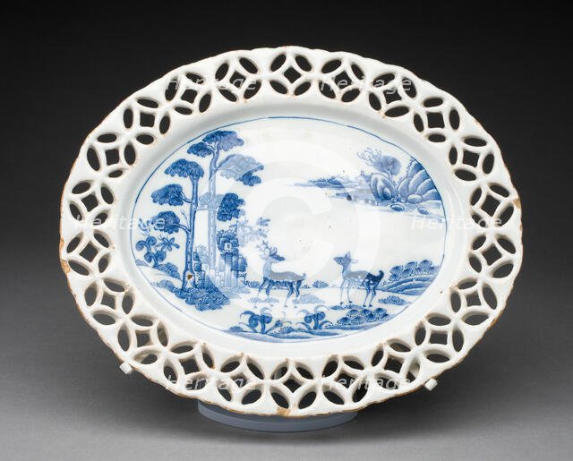 Platter, Dublin, c. 1740. Creator: Unknown.