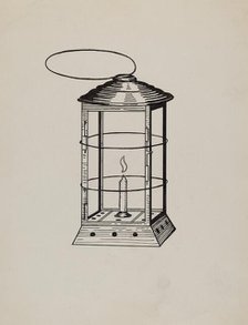 Comstock Miner's Lantern, 1936. Creator: Florence Huston.