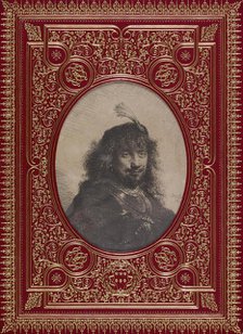 Cover of a book of prints by Rembrandt, 1900. Creator: Léon Gruel.
