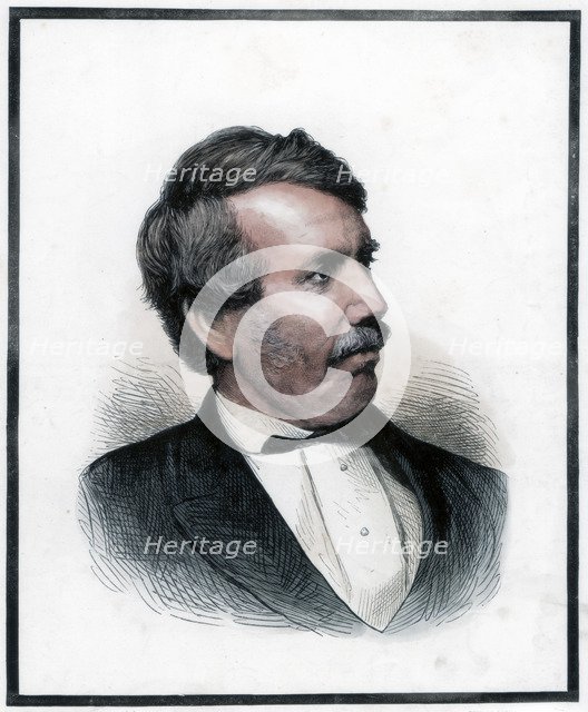 David Livingstone, Scottish missionary and African explorer, 1874. Artist: Unknown