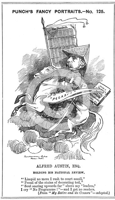 Alfred Austin (1835-1913), British poet, 1883. Artist: Edward Linley Sambourne