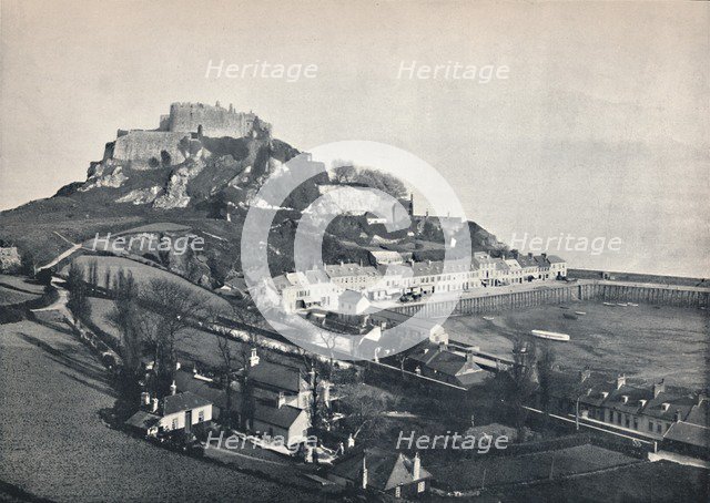'Jersey - Gorey, and Mont Orgueil Castle', 1895. Artist: Unknown.