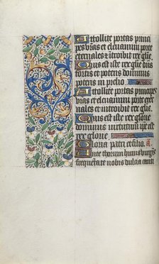 Book of Hours (Use of Rouen): fol. 34v, c. 1470. Creator: Master of the Geneva Latini (French, active Rouen, 1460-80).