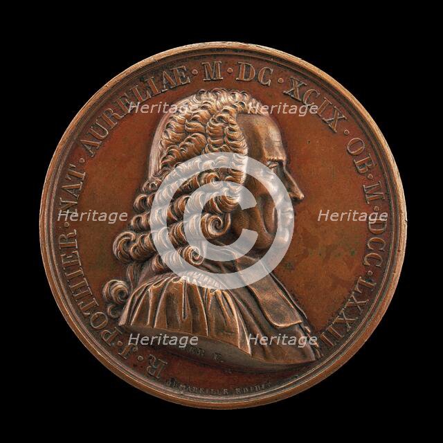 Robert-Joseph Pothier, 1699-1772, Jurist and Professor [obverse], 1823. Creator: Mathias-Nicholas-Marie Vivier.