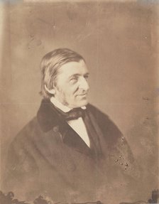 Ralph Waldo Emerson, ca. 1856. Creator: Mathew Brady.
