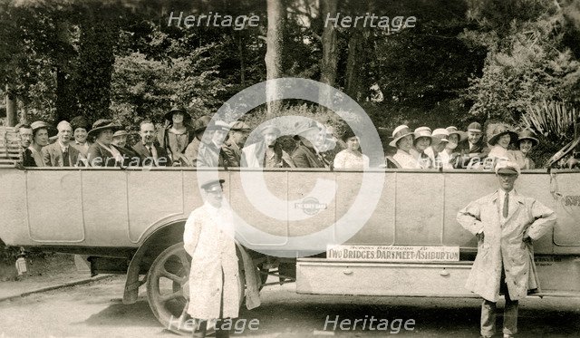 Motor tours to Dartmoor by the Grey Torpedo Cars, early 20th century.Artist: Pyne