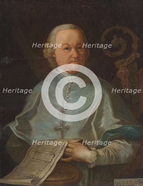 Portrait of Abbot Andrej Sauberer, Provost of the Premonstratensian Church in Jasov, 1777. Creator: Johann Lucas Kracker.