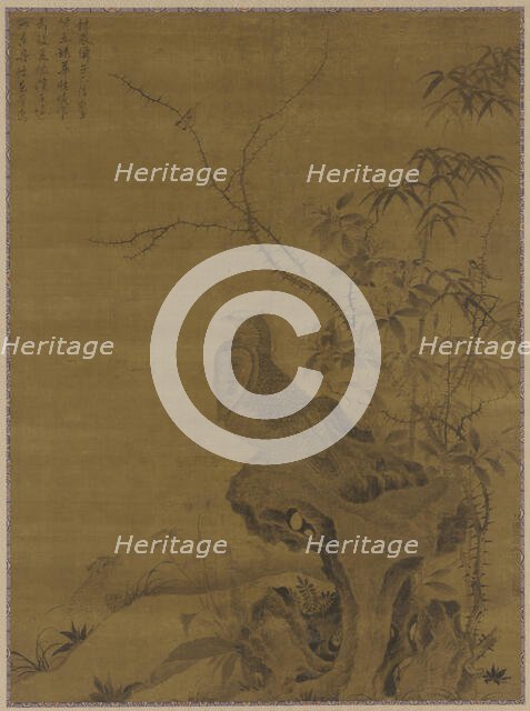 Pheasants, Yuan dynasty, 14th century. Creator: Wang Yuan.