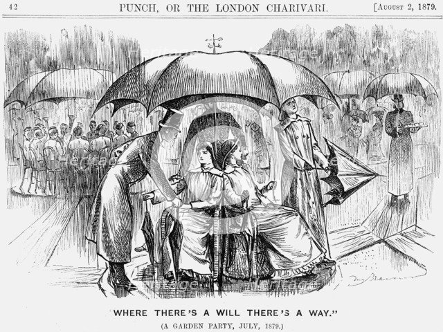 Where There's a Will There's a Way, 1879. Artist: George du Maurier