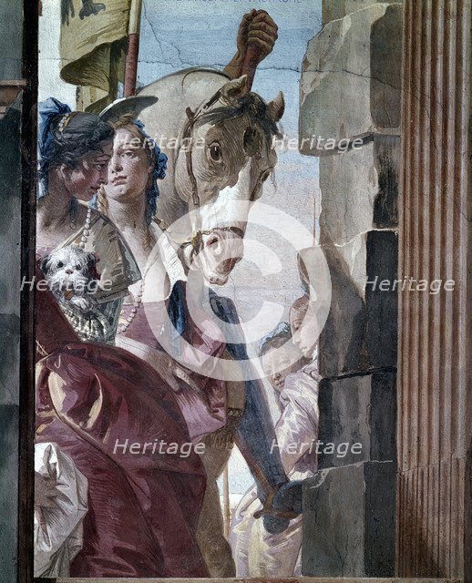 'The Entourage of Cleopatra', 1746-47.  Artist: Giovanni Battista Tiepolo