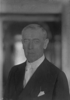 Wilson, Woodrow, President, portrait photograph, 1916 Aug. 7. Creator: Arnold Genthe.