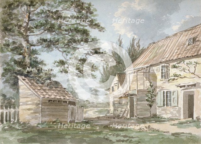 Overshot mill near Greenford, Middlesex, 1797. Artist: George Shepherd