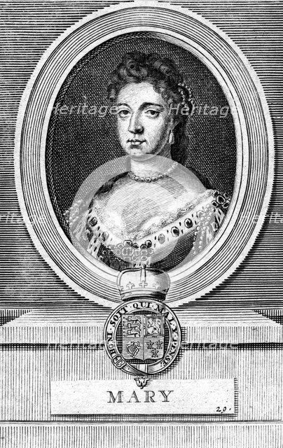 Queen Mary II. Artist: Unknown