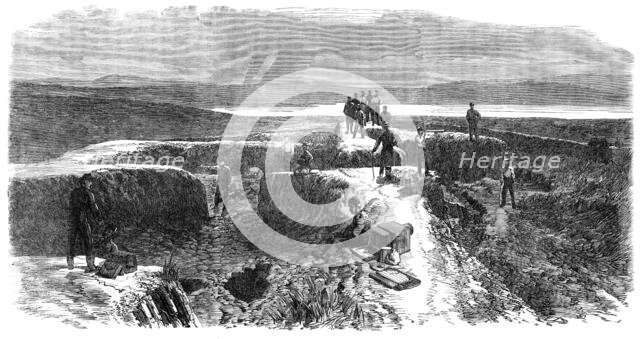 The War in New Zealand: stronghold of the Maoris at Rangariri, 1864. Creator: Unknown.