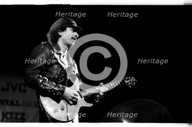 Carlos Santana, Royal Festival Hall, London, 1988. Artist: Brian O'Connor