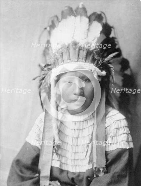 The daughter of Bad Horses, c1905. Creator: Edward Sheriff Curtis.