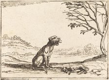 Lioness Mourning her Cub. Creator: Jacques Callot.