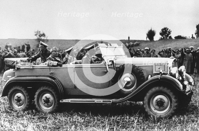 German officers, 1937. Artist: Unknown