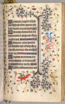 Hours of Charles the Noble, King of Navarre (1361-1425): fol. 187r, Text, c. 1405. Creator: Master of the Brussels Initials and Associates (French).