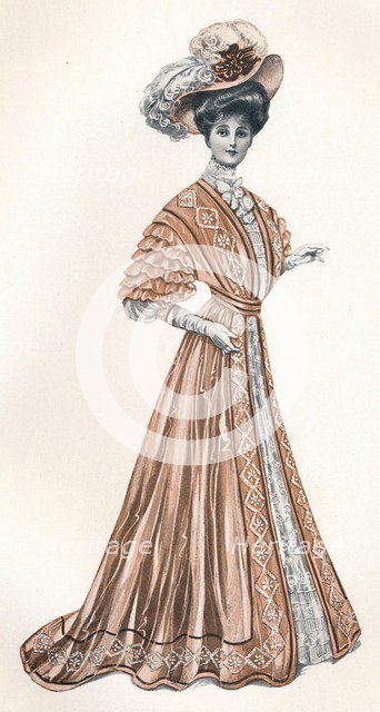 'A Catalogue Illustration of an Edwardian lady', c1908. Artist: Andre & Sleigh.