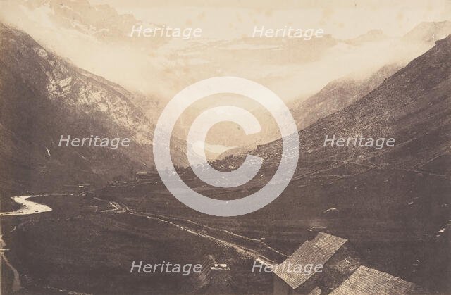 Cirque de Gavarnie, St Sauveur, 1853. Creator: Joseph Vigier.