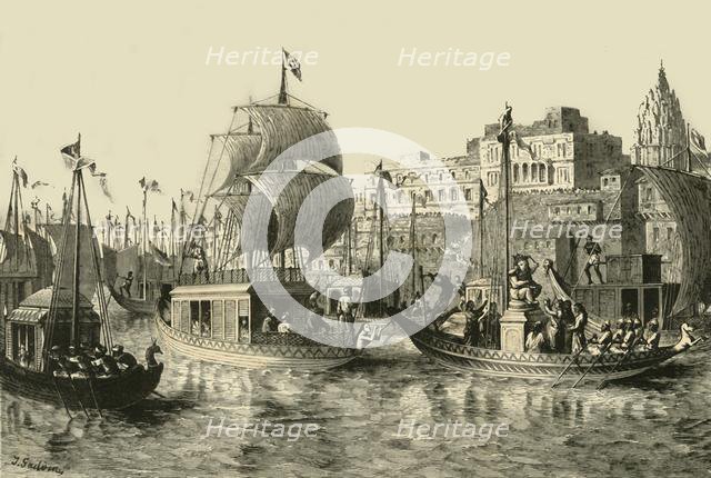 'Religious Festival at Benares', 1890. Creator: Unknown.