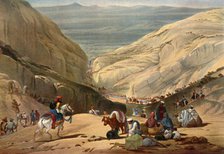 'Army Emerging from the Shutargardan Pass into the Logar Valley', c1840, (1901).  Creator: James Atkinson.