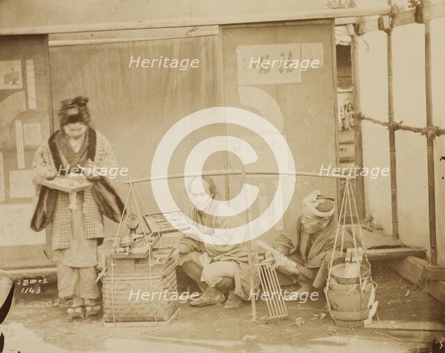 Street Merchants, 1884. Creator: Unknown.