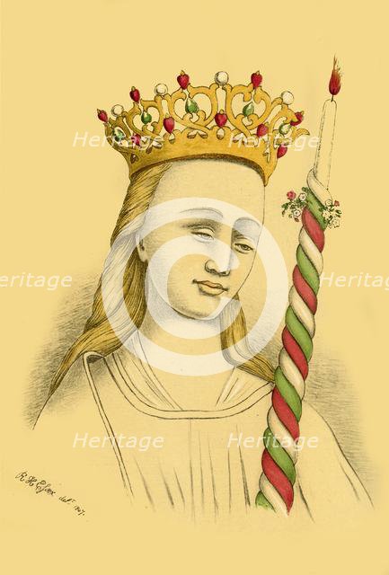 'Head II. From One of the Mural Paintings in the Church at Eton', 1911. Creator: Unknown.