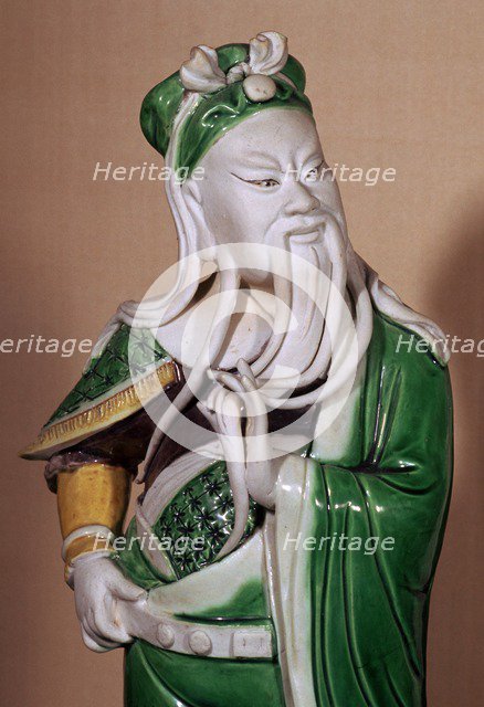 Chinese statuette of the god Kuan-ti, 17th century. Artist: Unknown