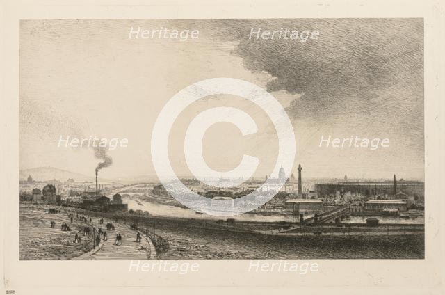 On the Seine, 1867. Creator: Maxime Lalanne (French, 1827-1886).