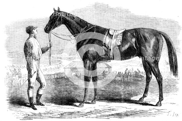 Jonathas, winner of the First Fontainebleau Stakes, 1862. Creator: Unknown.