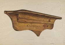 Wall Shelf, c. 1937. Creator: Carl Keksi.