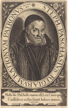 Stephanus Paschinus, 1617. Creator: Leonard Gaultier.