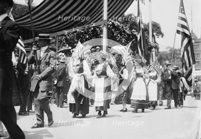 Sweden in N.Y. 4th July Parade, between c1910 and c1915. Creator: Bain News Service.