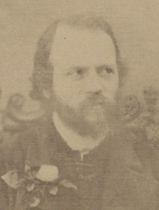 Portrait of the pianist and composer Charles-Valentin Alkan (1813-1888), 1860. Creator: Anonymous.