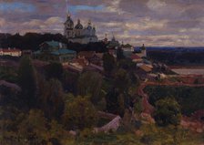 Cathedral in Vyatka, 1916. Artist: Vasnetsov, Appolinari Mikhaylovich (1856-1933)