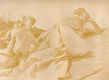 'Reclining Figures (David in Saul's Camp)', c1905. Artist: John Singer Sargent.