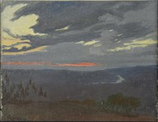 Sunrise over the Arno, 1898. Creator: Dulac, Charles-Marie (1865-1898).