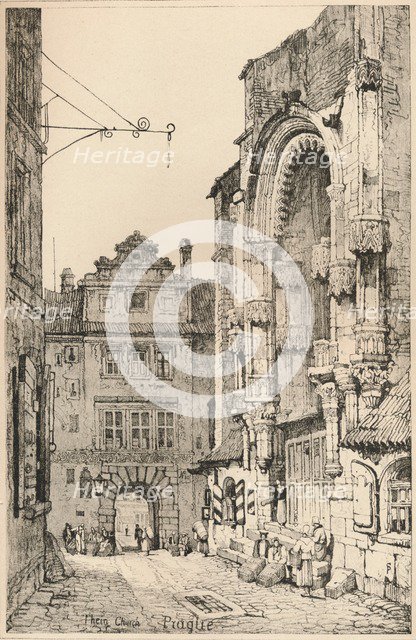 'Prague', c1820 (1915). Artist: Samuel Prout.