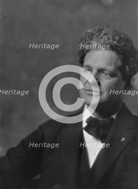 Barnard, George Grey, Mr., portrait photograph, 1919 Apr. 14. Creator: Arnold Genthe.
